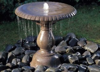 We can often convert existing bird baths into overflowing fountains sitting ontop of deep reservoirs
